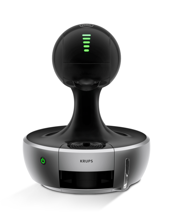 NESCAFÉ® DOLCE GUSTO® DROP AUTOMATIC COFFEE MACHINE DARK SILVER BY KRUPS®